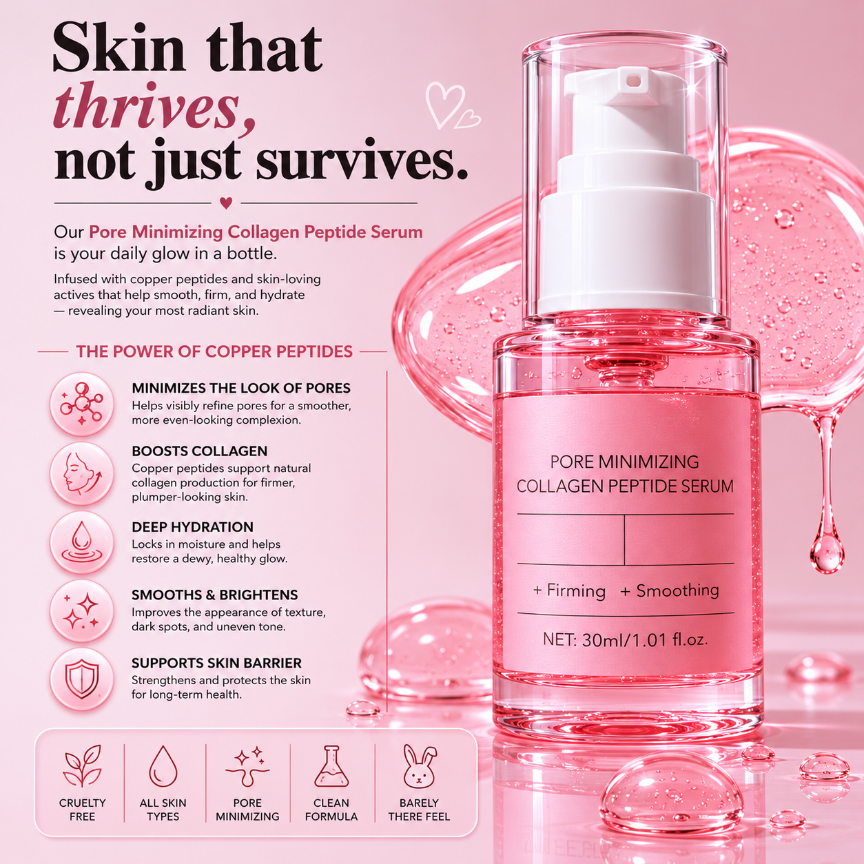 Copper Peptide Glow Serum